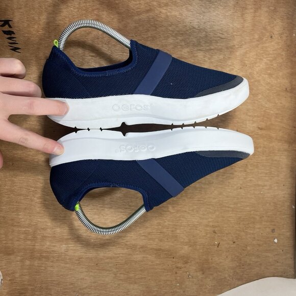 Oofos Oomg Sport Synthetic Light Walking Shoes Women Size 9.5 Blue - Picture 6 of 9